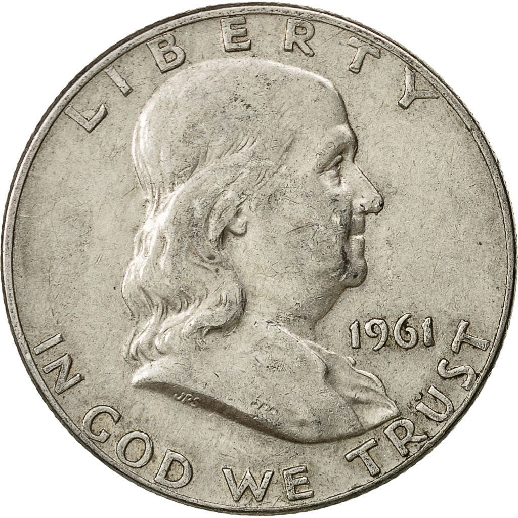 Estados Unidos, Franklin Half Dollar, Half Dollar, 1961, U.S. Mint, Denver, MBC