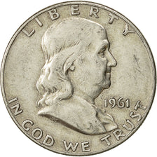 Stati Uniti, Franklin Half Dollar, Half Dollar, 1961, U.S. Mint, Denver, BB