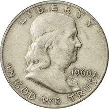 Estados Unidos, Franklin Half Dollar, Half Dollar, 1960, U.S. Mint, Denver, MBC