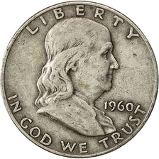 Estados Unidos, Franklin Half Dollar, Half Dollar, 1960, U.S. Mint, Denver, MBC