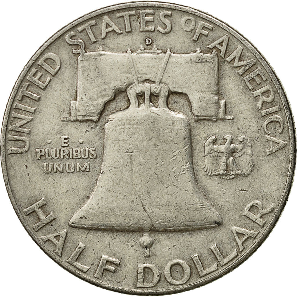 Stati Uniti, Franklin Half Dollar, Half Dollar, 1958, U.S. Mint, Denver, MB