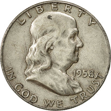 Vereinigte Staaten, Franklin Half Dollar, Half Dollar, 1958, U.S. Mint, Denver