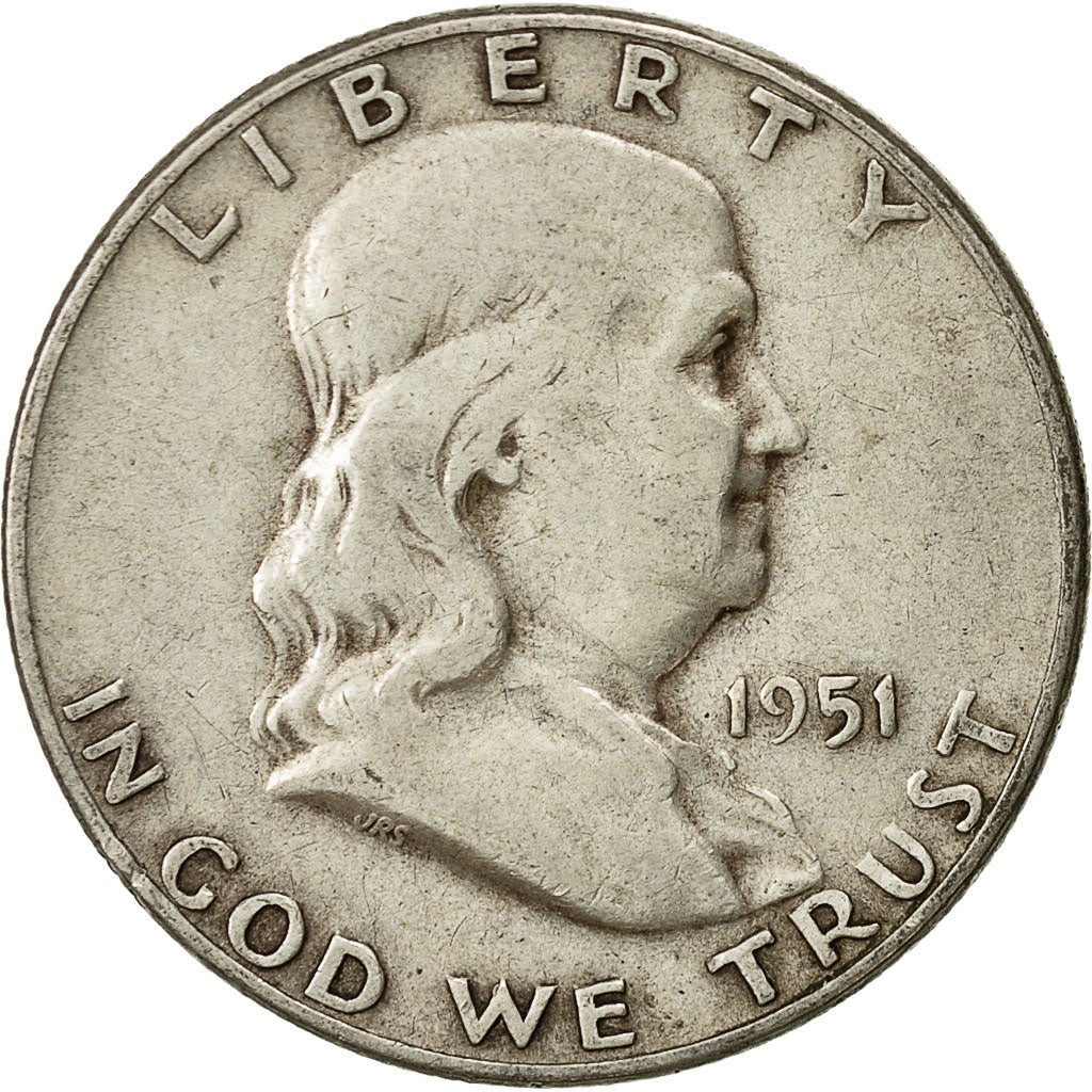 Vereinigte Staaten, Franklin Half Dollar, Half Dollar, 1951, U.S. Mint, San