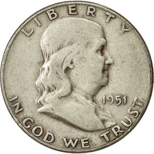 Vereinigte Staaten, Franklin Half Dollar, Half Dollar, 1951, U.S. Mint, San