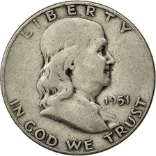 Stati Uniti, Franklin Half Dollar, Half Dollar, 1951, U.S. Mint, San Francisco