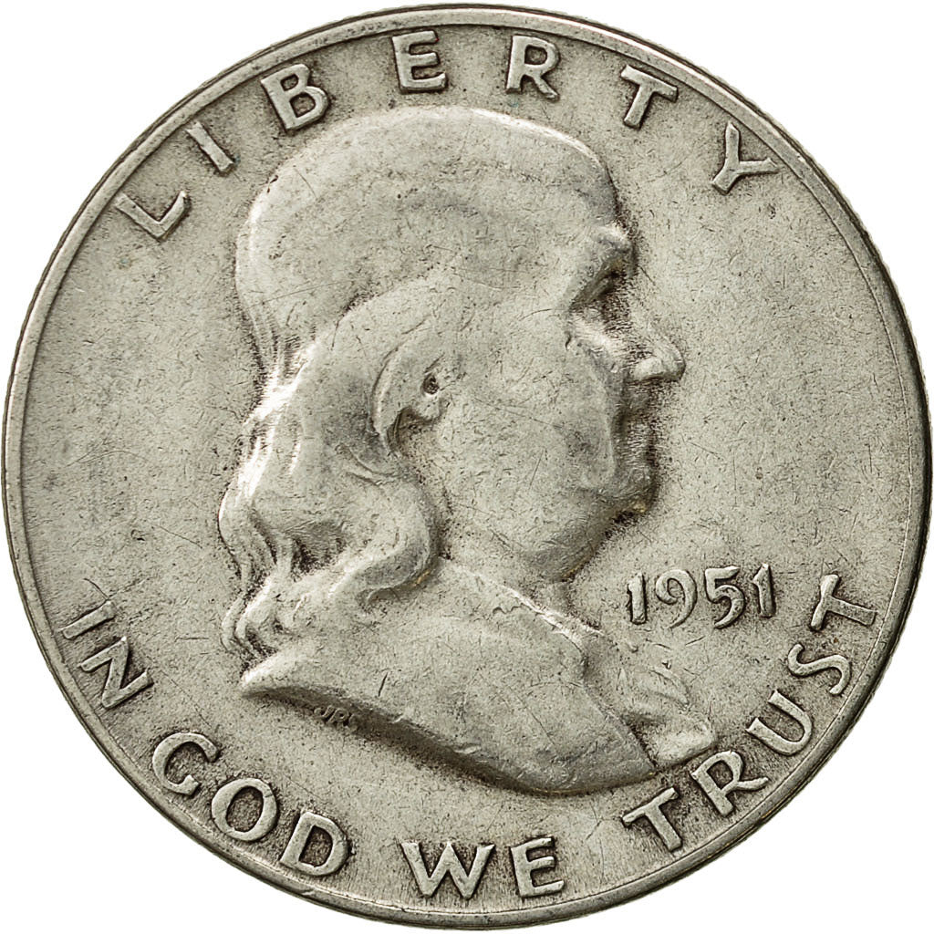 Vereinigte Staaten, Franklin Half Dollar, Half Dollar, 1951, U.S. Mint, San