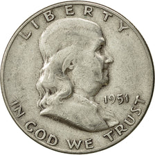 Vereinigte Staaten, Franklin Half Dollar, Half Dollar, 1951, U.S. Mint, San