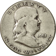 Vereinigte Staaten, Franklin Half Dollar, Half Dollar, 1951, U.S. Mint