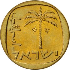 Israel, 10 Agorot, 1965, Tel Aviv, AU(55-58), Aluminum-Bronze, KM:26