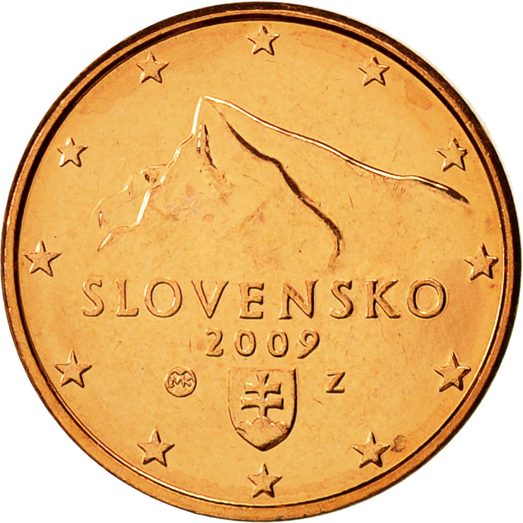 Slovaquie, Euro Cent, 2009, FDC, Copper Plated Steel, KM:95