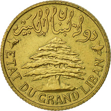 Libano, 5 Piastres, 1936, Paris, BB+, Alluminio-bronzo, KM:5.2
