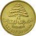 Libano, 25 Piastres, 1975, BB+, Nichel-ottone, KM:27.1