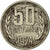 Moneta, Bulgaria, 50 Stotinki, 1974, VF(30-35), Mosiądz niklowy, KM:89