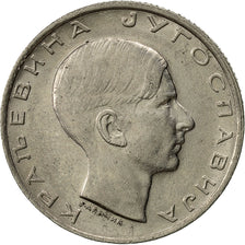 Yugoslavia, Petar II, 10 Dinara, 1938, EBC, Níquel, KM:22