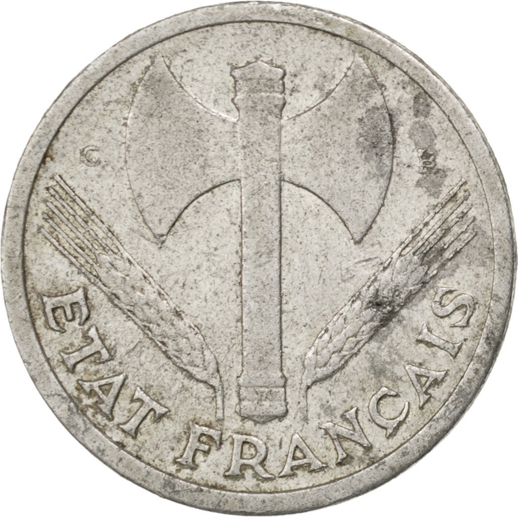 Coin, France, Bazor, Franc, 1944, Rouen, VF(20-25), Aluminum, KM:902.2