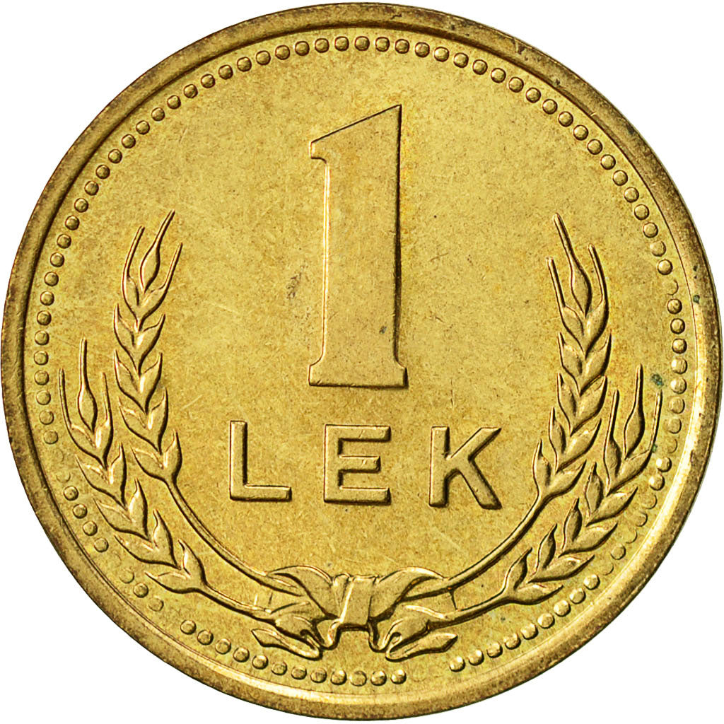 Albania, Lek, 1988, Rome, AU(55-58), Aluminum-Bronze, KM:66