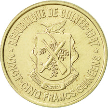 Guinea, 25 Francs, 1987, VZ, Messing, KM:60