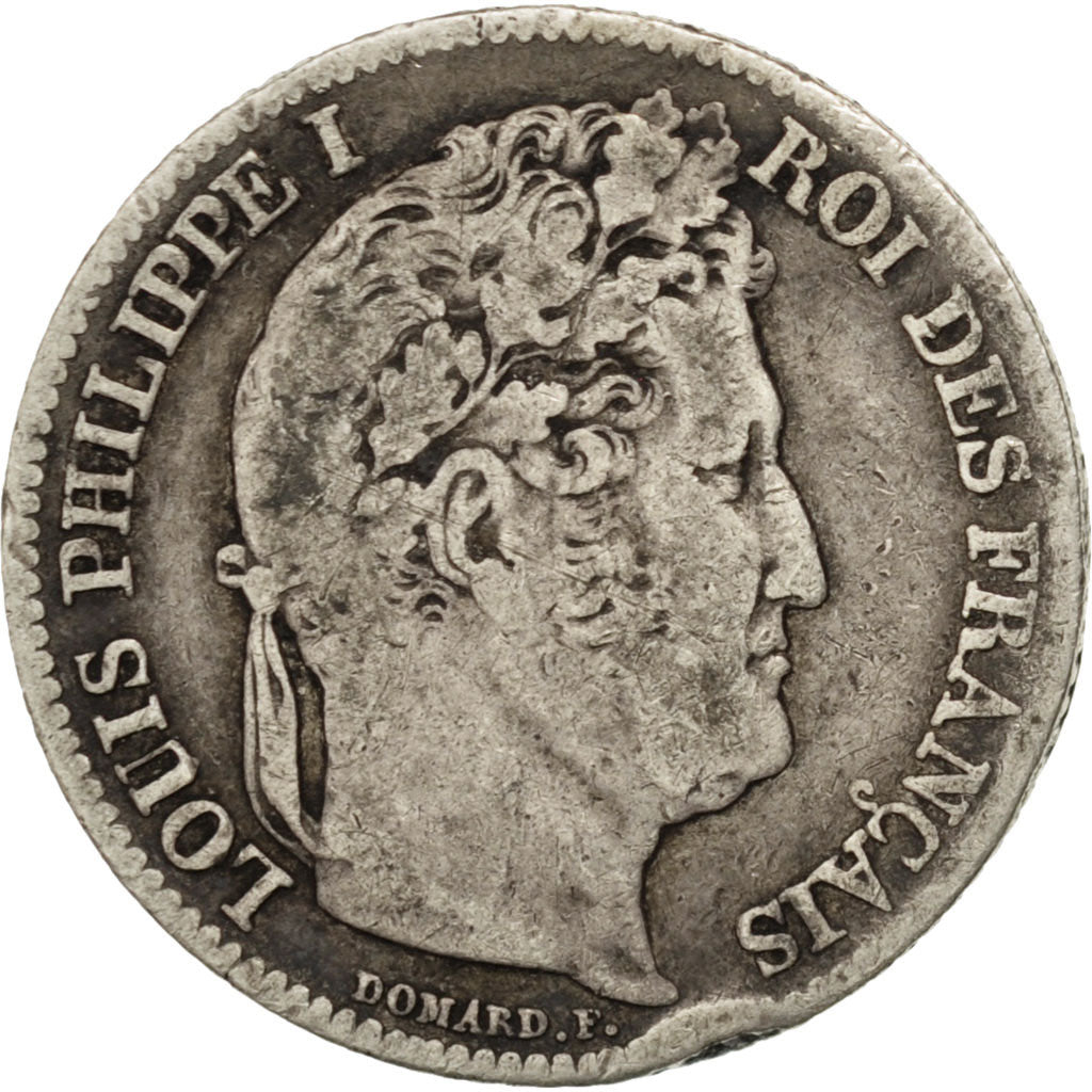 Coin, France, Louis-Philippe, Franc, 1946, Rouen, VF(30-35), Silver, KM:748.2