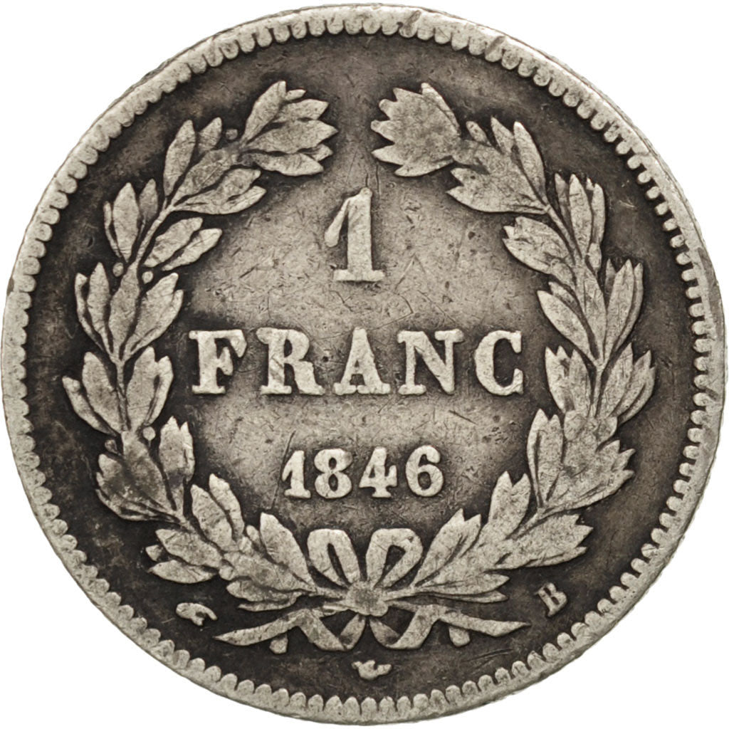 Coin, France, Louis-Philippe, Franc, 1946, Rouen, VF(30-35), Silver, KM:748.2