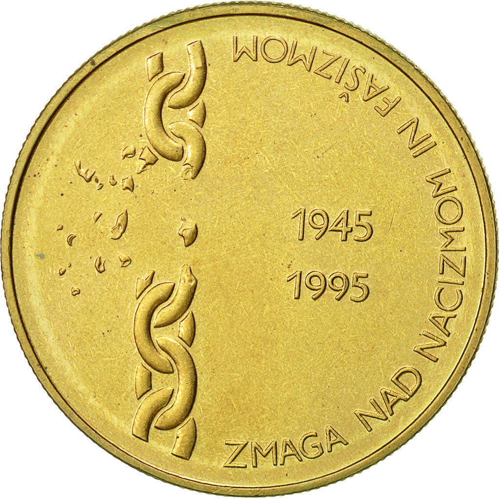 Slowenien, 5 Tolarjev, 1995, SS, Nickel-brass, KM:22