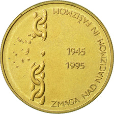 Slovénie, 5 Tolarjev, 1995, TTB, Nickel-brass, KM:22