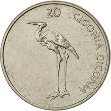 Slovenia, 20 Tolarjev, 2004, Kremnica, BB+, Rame-nichel, KM:51