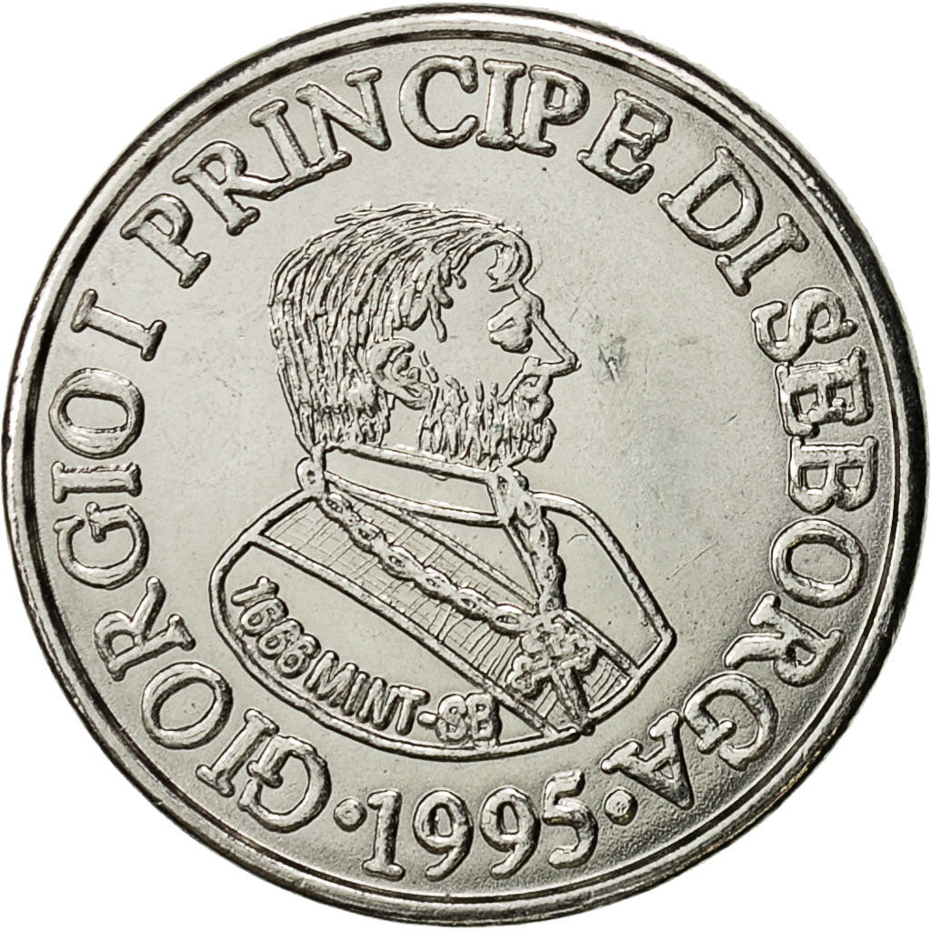 SEBORGA, Prince Giorgio I, 5 Centesimi, 1995, Seborga, SPL, Rame-nichel, KM:1