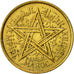 Morocco, Mohammed V, Franc, 1945, Paris, AU(50-53), Aluminum-Bronze, KM:41