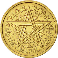 Marocco, Mohammed V, 2 Francs, 1945, Paris, SPL-, Alluminio-bronzo, KM:42