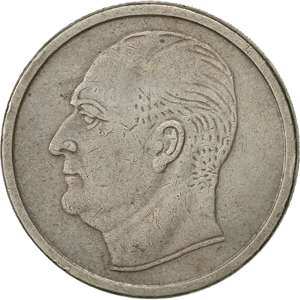 Norvegia, Olav V, 50 Öre, 1964, BB, Rame-nichel, KM:408
