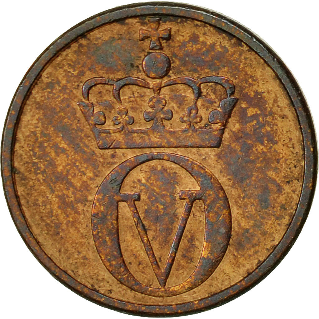 Norwegen, Olav V, Ore, 1972, SS, Bronze, KM:403