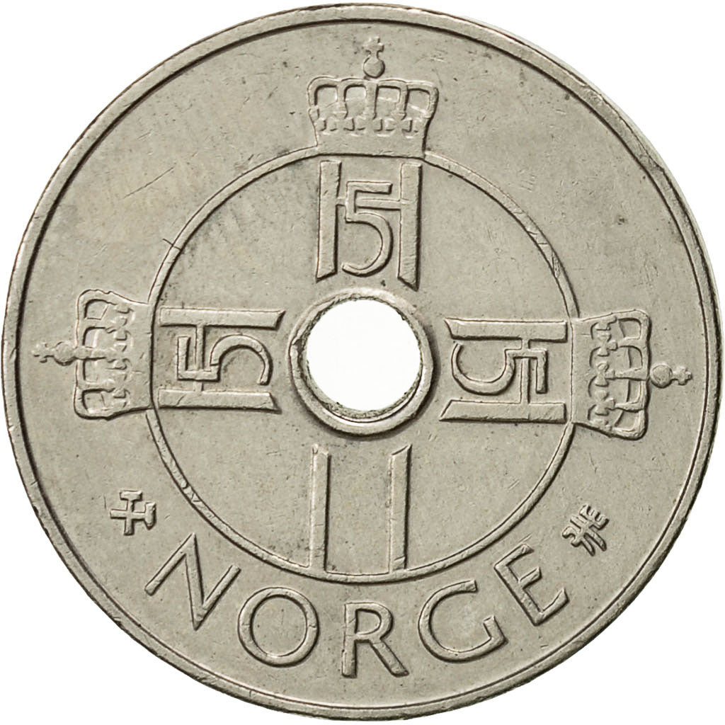 Norvège, Harald V, Krone, 1997, TTB+, Copper-nickel, KM:462