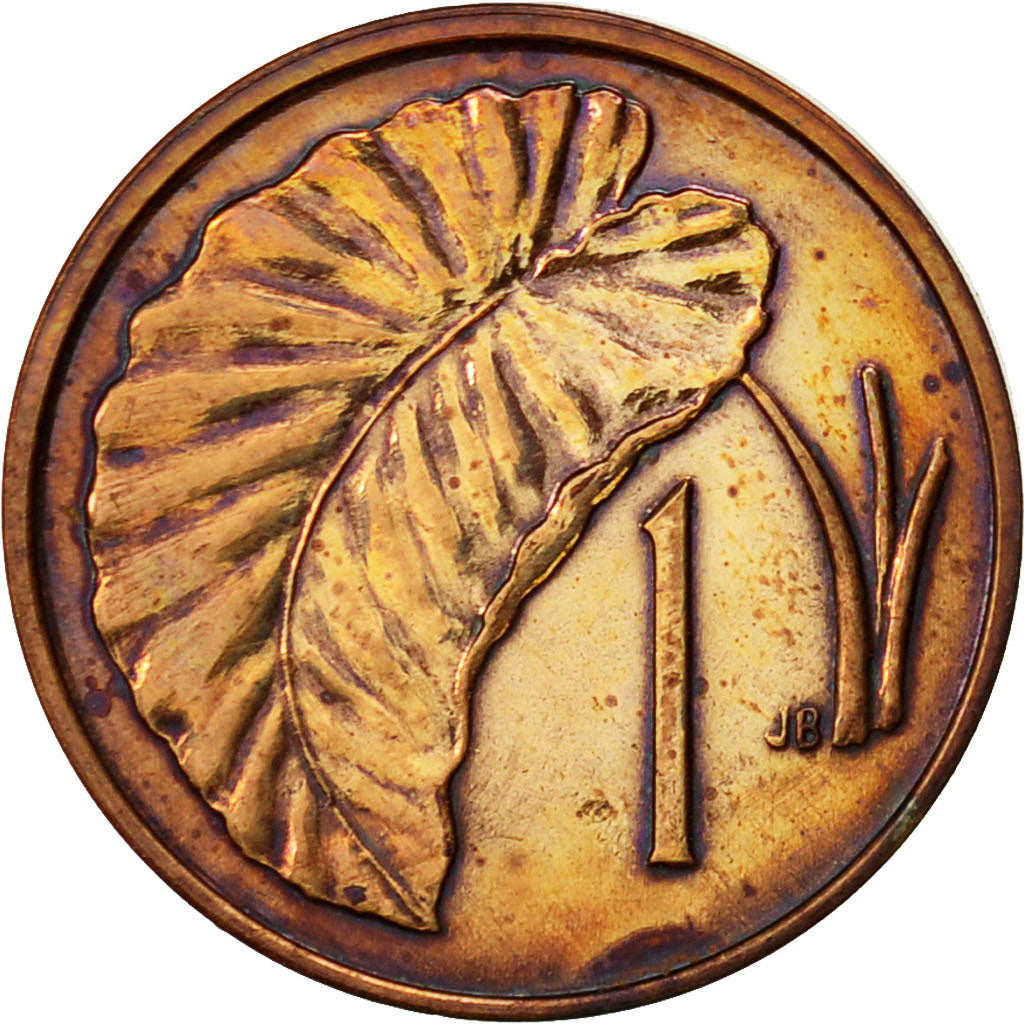 Cookinseln, Elizabeth II, Cent, 1973, Franklin Mint, SS, Bronze, KM:1