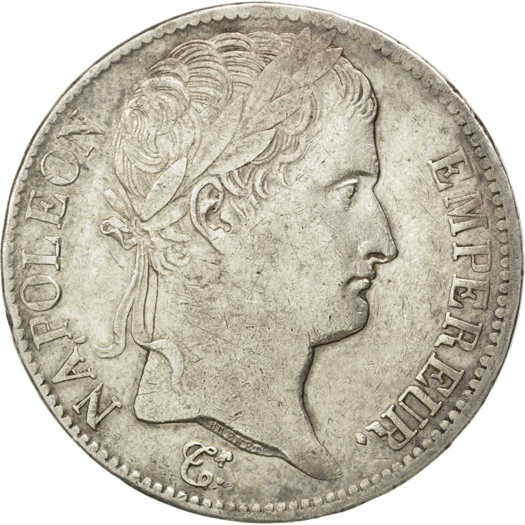 FRANCE, Napoléon I, 5 Francs, 1812, Rouen, KM #694.2, EF(40-45), Silver, Gadoury