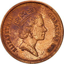 Gibraltar, Elizabeth II, 2 Pence, 1995, MBC, Bronce, KM:21
