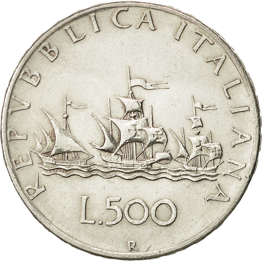 Italia, 500 Lire, 1958, Rome, BB+, Argento, KM:98