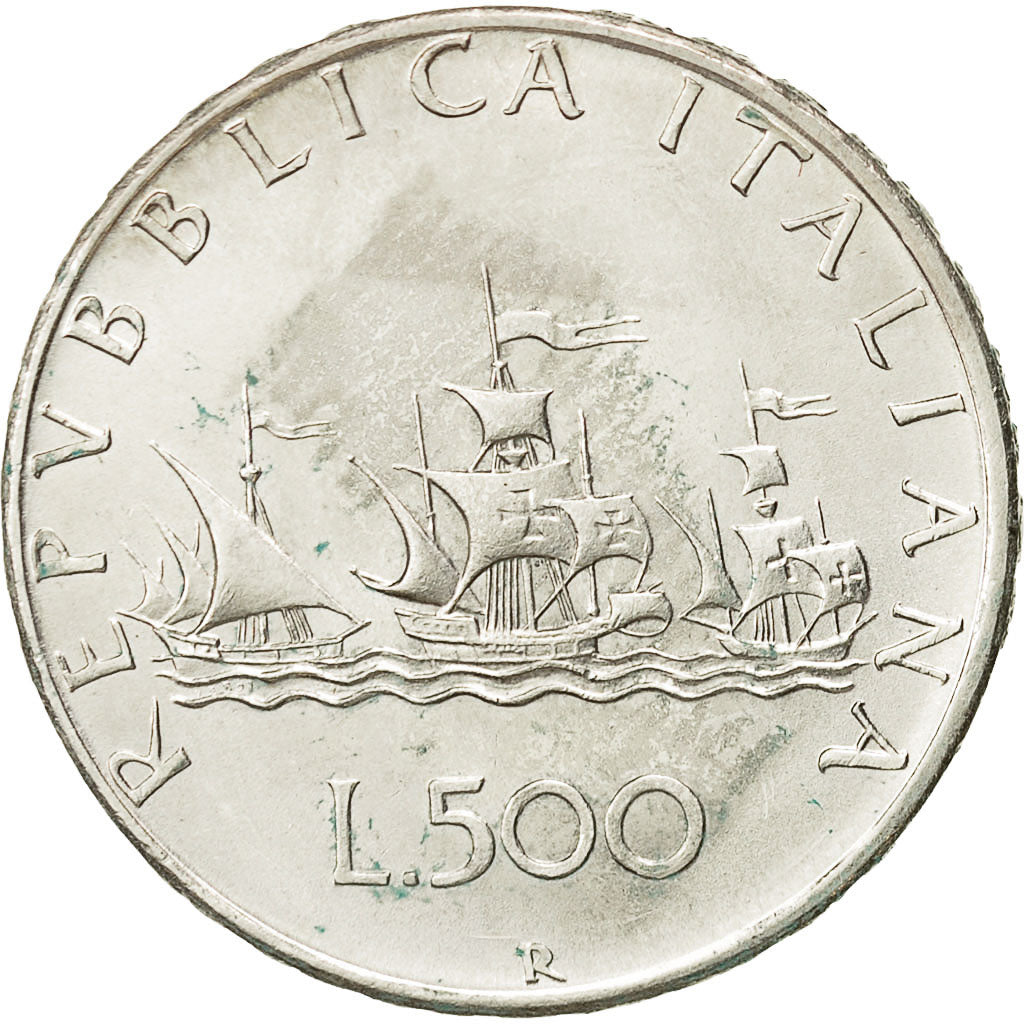 Italia, 500 Lire, 1967, Rome, SPL-, Argento, KM:98