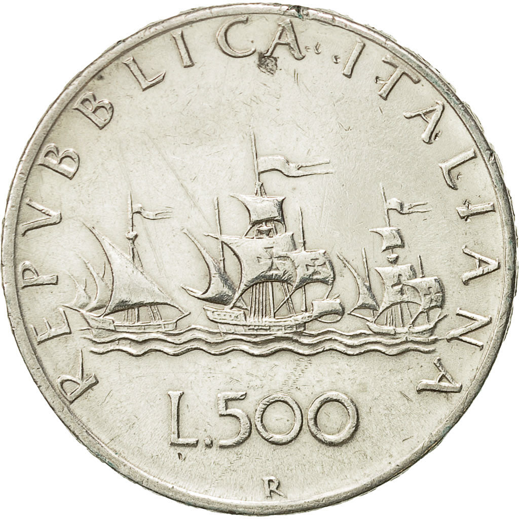 Italien, 500 Lire, 1961, Rome, VZ, Silber, KM:98