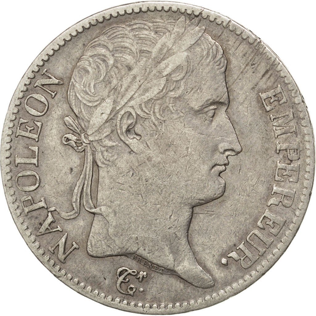 Coin, France, Napoléon I, 5 Francs, 1812, La Rochelle, EF(40-45), Silver