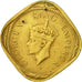 INDIA-BRITISH, George VI, 2 Annas, 1943, SS, Nickel-brass, KM:541a