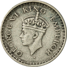 INDIA-BRITISH, George VI, 1/4 Rupee, 1943, SS, Silber, KM:546