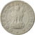 INDIA-REPUBLIC, 1/4 Rupee, 1950, S, Nickel, KM:5.1
