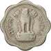 INDIA-REPUBLIC, 10 Paise, 1966, TB, Copper-nickel, KM:25