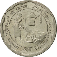 INDIA-REPUBLIC, 25 Paise, 1980, VZ, Copper-nickel, KM:50