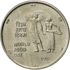 REPUBBLICA DELL’INDIA, 25 Paise, 1981, SPL-, Rame-nichel, KM:51
