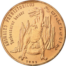 SAHARAWI ARAB DEMOCRATIC REPUBLIC, 100 Pesetas, 1993, VZ+, Kupfer, KM:19