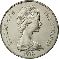 Ascension Island, 25 Pence, Crown, 1978, Pobjoy Mint, AU(55-58), Copper-nickel