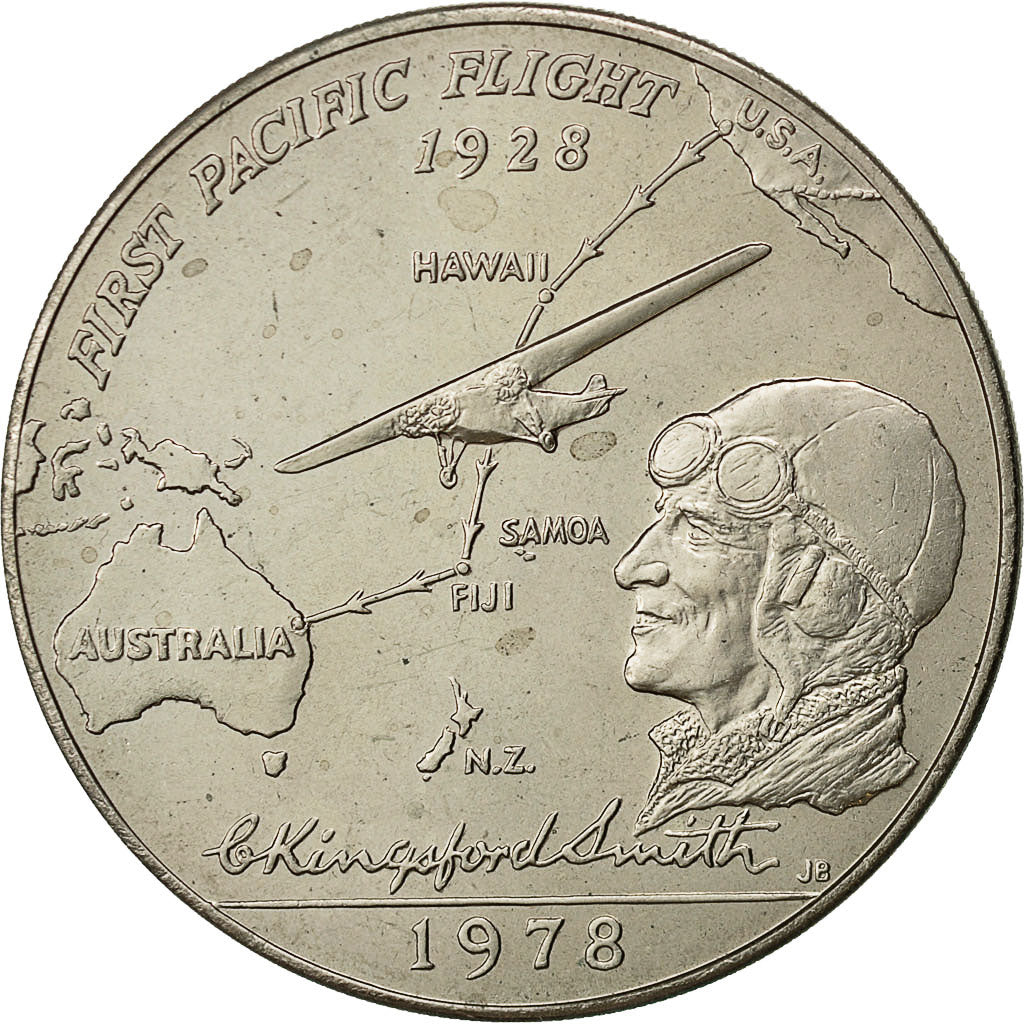 Samoa, Tala, 1978, EBC, Cobre - níquel, KM:28