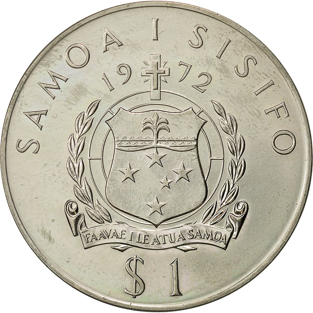 Samoa, Tala, 1972, EBC, Cobre - níquel, KM:11
