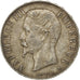 FRANCE, Napoléon III, 5 Francs, 1855, Paris, KM #782.1, AU(50-53), Silver, G...